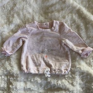Baby girl light sweatshirt 3-6M